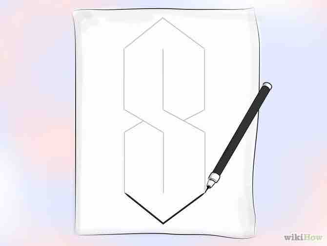 Imagen titulada Draw an "S" Made Entirely of Straight Lines Step 16